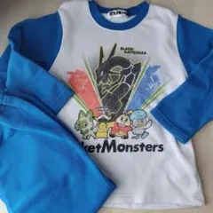 120cm　ポケモン　裏起毛パジャマ