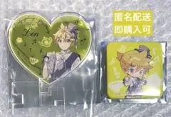 鏡音レン　初音ミク　シンフォニー　コラボカフェ　アクリルコースター　缶バッジ②