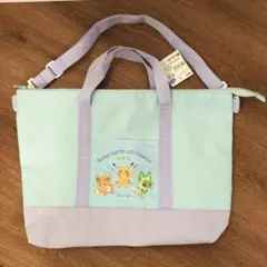 新品　ポケモン　2wayトートバッグ　レッスンバッグ　手提げ　ピカチュウ