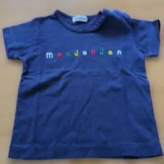 ムージョンジョンネイビー Tシャツ カラフル刺繍80