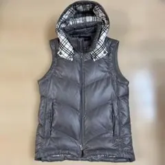 希少　BURBERRY BLACK LABEL ダウンベスト