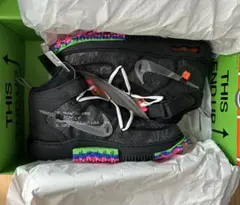 Off-White × Nike Air Force 1 Mid Black