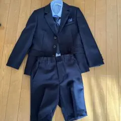 ネイビー フォーマルスーツ ネクタイ付き