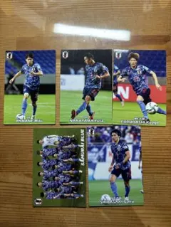 日本代表チップス　カード　まとめ売り