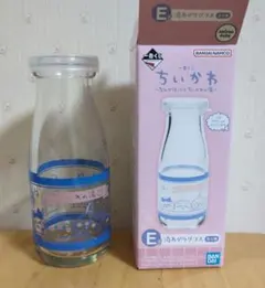 ちいかわ なんかほっこりちいかわの湯 E賞 湯あがりグラス 牛乳瓶型