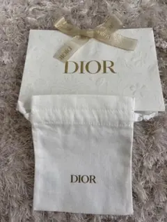 Dior ギフト袋 ホワイト キャンバス