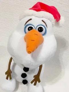 ディズニー　アナ雪☆オラフぬいぐるみ　クリスマスver サンタ帽子がかわいい☆