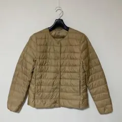 ユニクロ 2WAY ウルトラライトダウン S ベージュ系 DMW