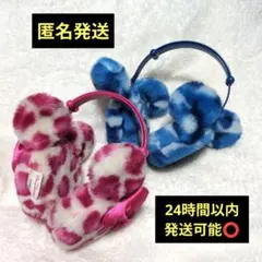 ディズニー　イヤーマフ　耳当て　ミニー　ミッキー　ヒョウ柄