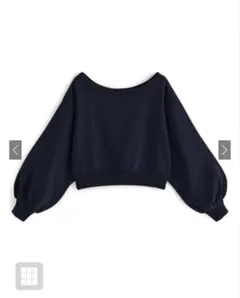 【新品未使用】GRL オフショルダースウェットトップス［pm392］