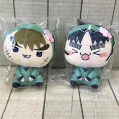 忍たま乱太郎 ふんわり桜もちぴこの段 七松小平太 中在家長次 2点セット