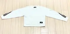 adidas クロップドスウェット ホワイト