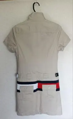 tommy girl　半袖シャツワンピース ベージュ　Мサイズのサムネイル