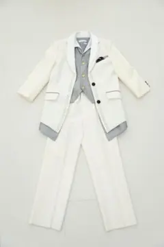 フォーマルスーツ ホワイト 7歳男の子