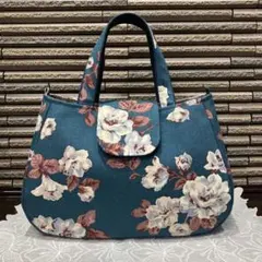 ハンドメイド＊蓋付きトートバック・キャスキッドソン