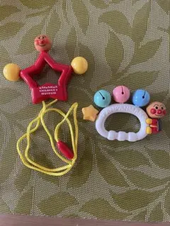 アンパンマン おもちゃ 鈴付き　2点セット