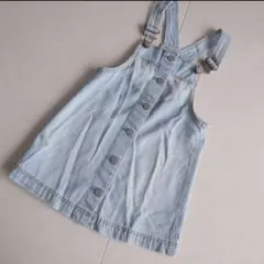 GAP　キッズ　ガールズ　ライト ブルー デニムジャンバースカート可愛い❤