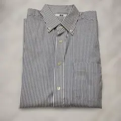 UNIQLO ストライプ 長袖シャツ S