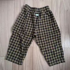 organiczoo チェック柄パンツ　2-3y