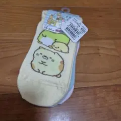すみっコぐらし キッズ靴下 3足組 19-24cm