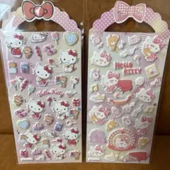 サンリオ ハローキティ キティ ぷっくりシール　２枚セット