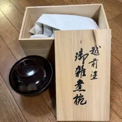 レア品/未使用》輪島塗 高台汁椀×2客 ペア お箸付きセット - メルカリ