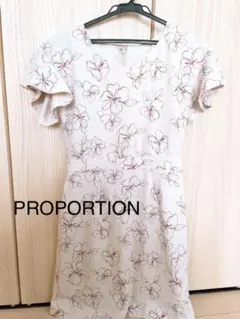 PROPORTION 花柄ワンピース