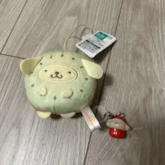 ほぼ未使用　ポムポムプリン　めじるしアクセサリー　フルーツきぐるみマスコット