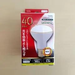 オーム レフランプミニ 40形 LDR3L-W-E17 LEDランプ