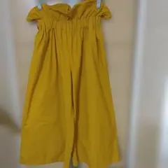 fifthオレンジ綿ワイドパンツ