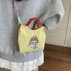 大人気❤️ラブブミニショルダーバッグ イエロー
