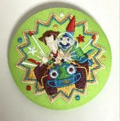 トイ・ストーリー 刺繍缶バッジ ウッディ バズDisney 缶バッジビスケット2