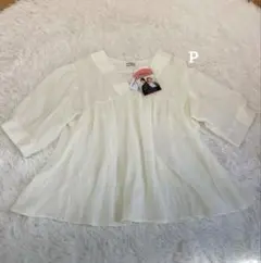 ひなけいこコラボしまむら　ブラウス ぽっちゃり　大きいサイズ