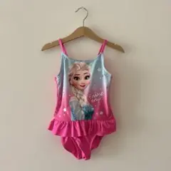 【used】ディズニー　エルサ ワンピース水着 100cm