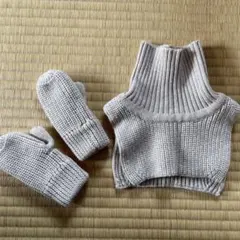 H&M ニットタートルネック・手袋セット