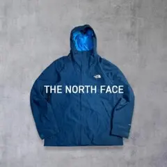 ノースフェイス ドライベント マウンテンパーカー刺繍ロゴ US企画 古着