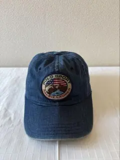 90s POLO SPORT デニムキャップ USA製