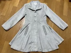 【earth music&ecology】フレアコート Sサイズ グレーのサムネイル