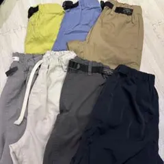 キッズ　子供服　130cm ハーフパンツ　半ズボン　7点