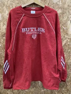 adidas アディダス トレーナー フリース生地 4XO 6Lサイズ レッド