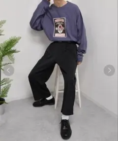 【希少】kutir バラプリントロンT ロングスリーブTシャツ 長袖のサムネイル