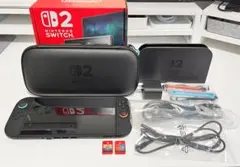 Nintendo Switch2 本体・各付属品・純正ケース・ソフト2本セット
