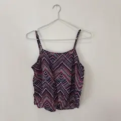 H&M キャミソール チュニック 柄 36