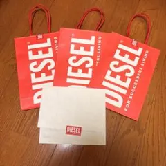DIESEL ショップ袋 3枚セット ショッパー 小のサムネイル