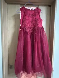 発表会 ドレス 赤色