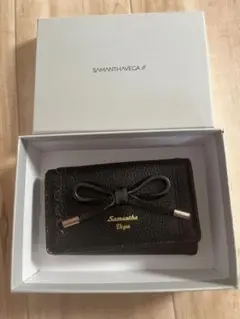 Samantha Vega 黒 レザー キーケース