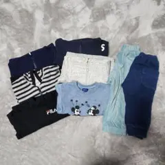 【まとめ売り】長袖 パーカー トレーナー パンツ 80サイズ 8点セット