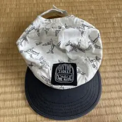 キッズ キャップ 帽子 飛行機柄　50cmのサムネイル