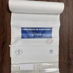 白 絽 長襦袢用 反物 正絹 ヤケあり