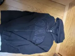 GAP ブラック フルジップ パーカー